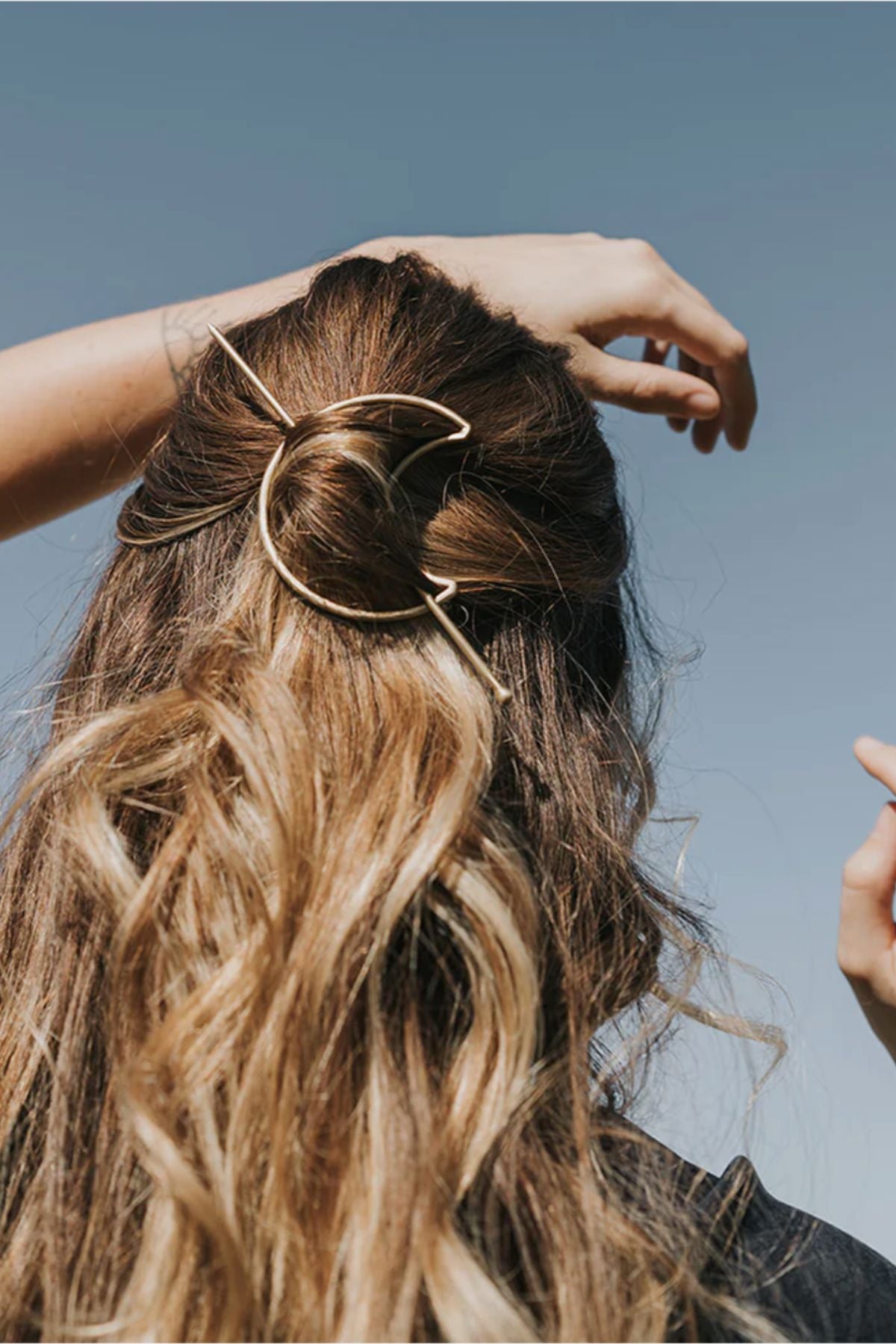 Crescent Hair Slide