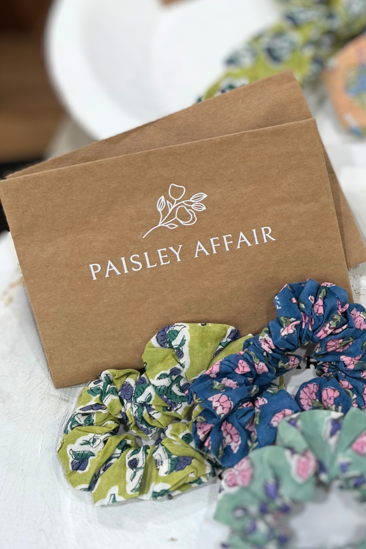 Joy Scrunchie - No slip cotton hair tie