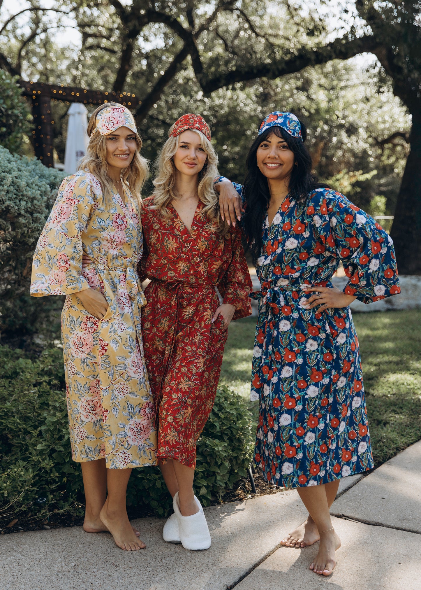Deborah Robe - Printed Cotton Kimono, versatile Robe for Women