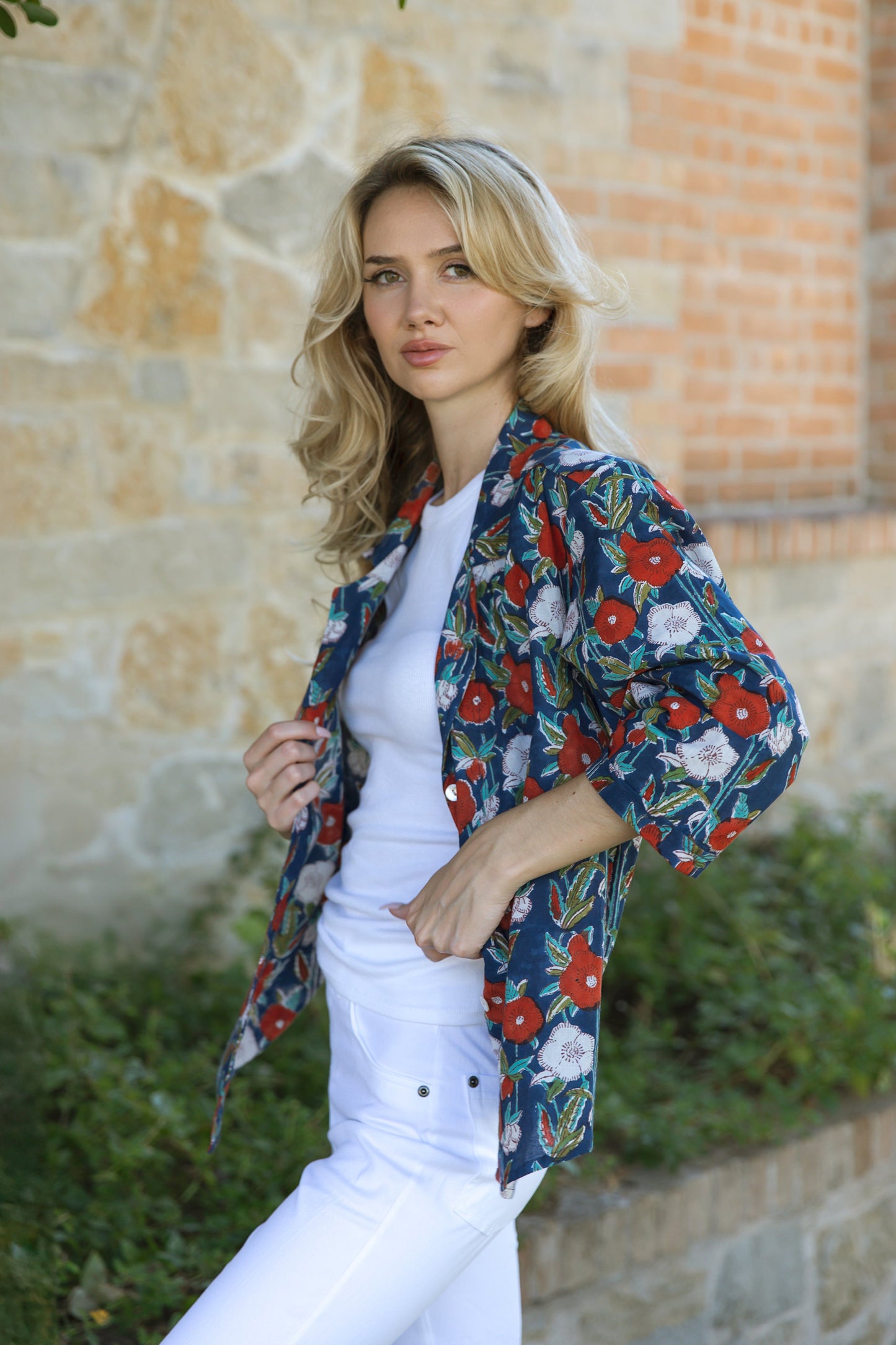 Tuliana Shirt - Women's Long Sleeve Cotton Pajama Top