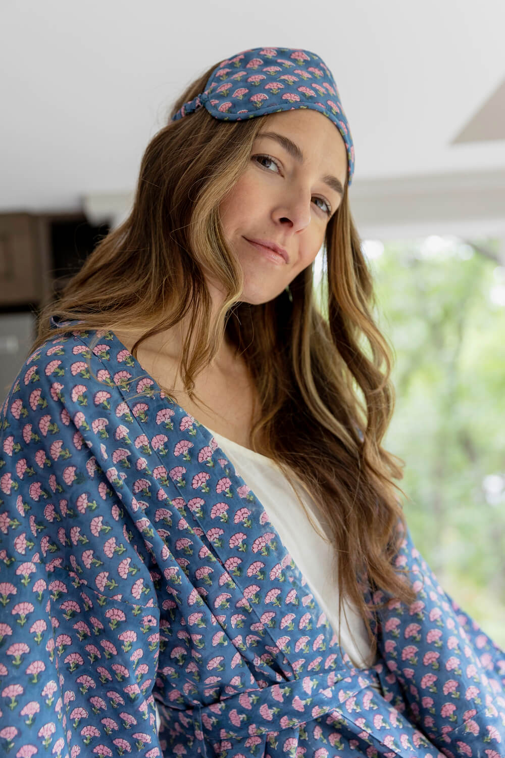 Diksha Robe - Printed Cotton Kimono, versatile Robe for Women