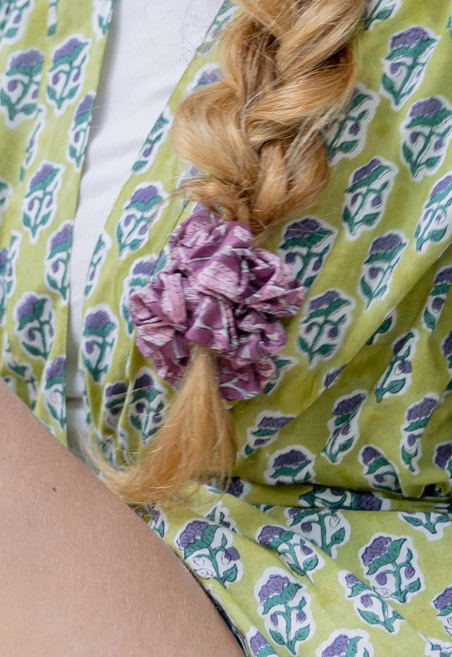 Jyoti Scrunchie - No slip cotton hair tie
