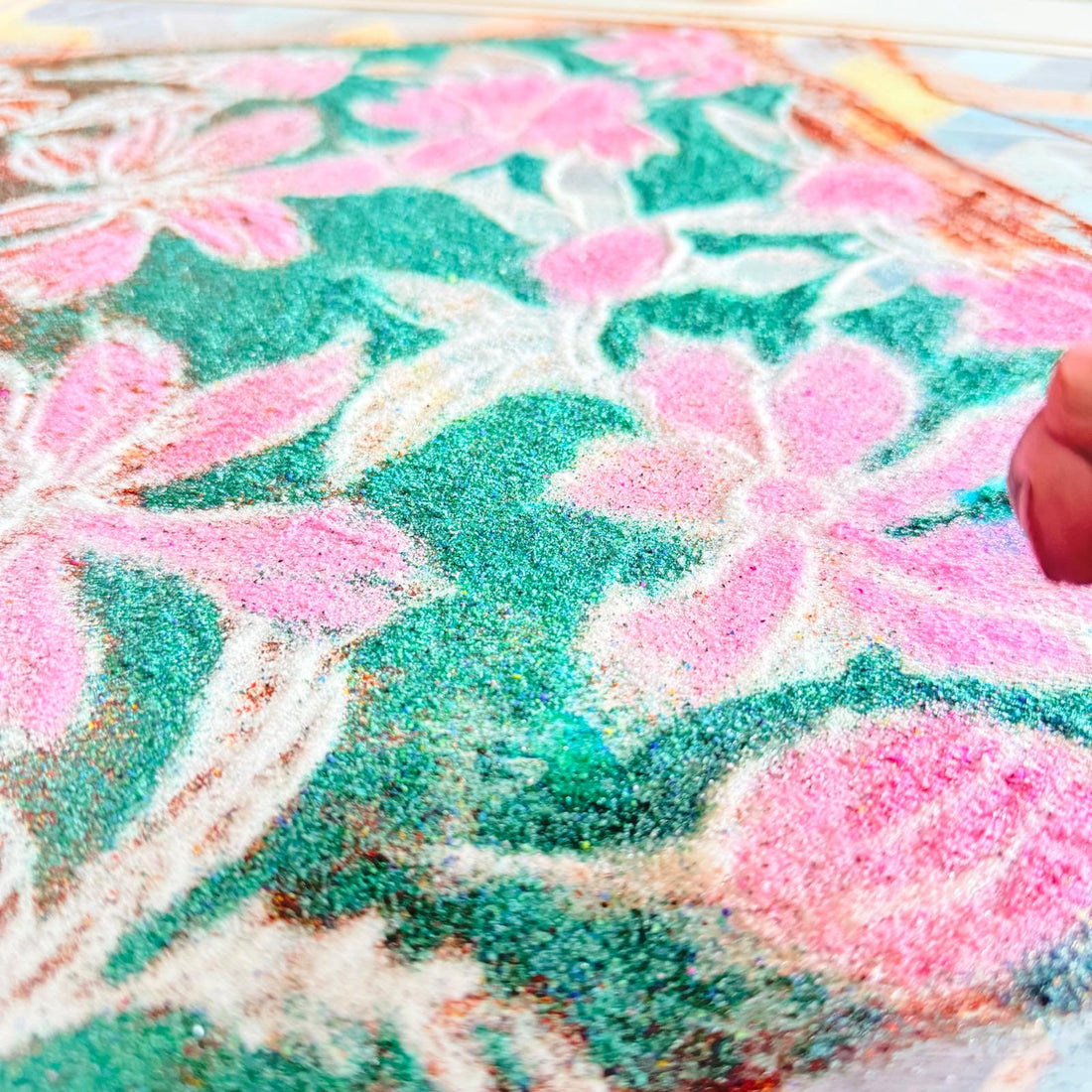 Becoming — A Story Told in Colored Powder, Cotton, and Three Women