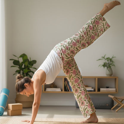 Teresa Lounge pants - Women's Soft Cotton Printed Long Pajama