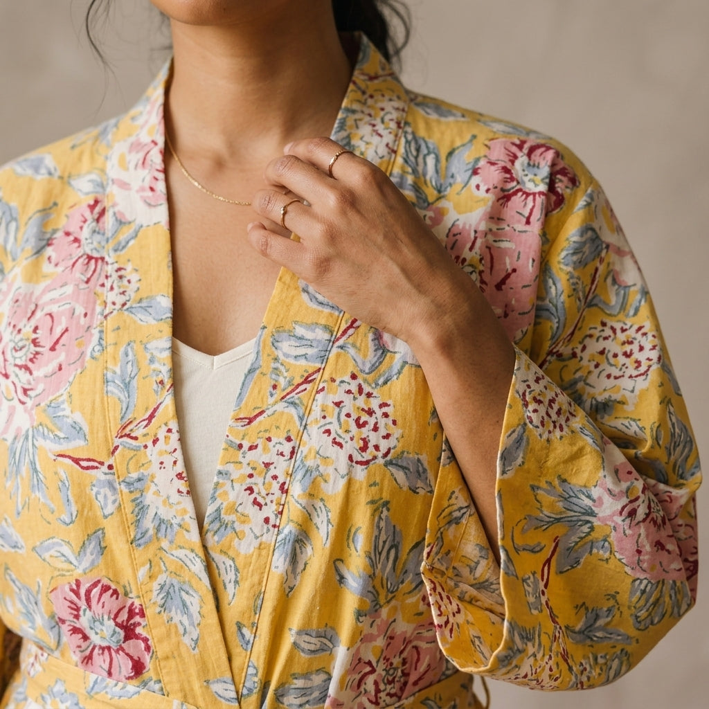 Priyanka - Cotton Kimono Robe