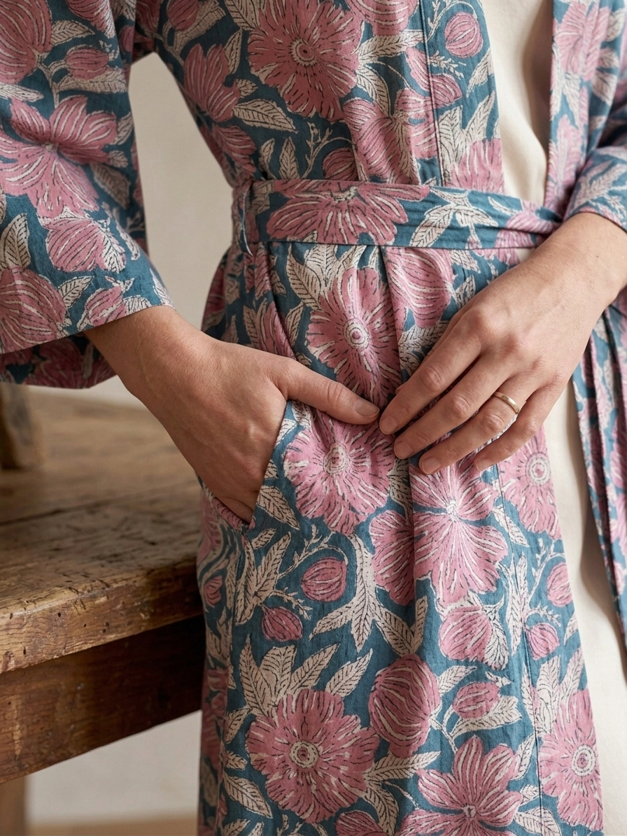 Lana - Cotton Kimono Robe